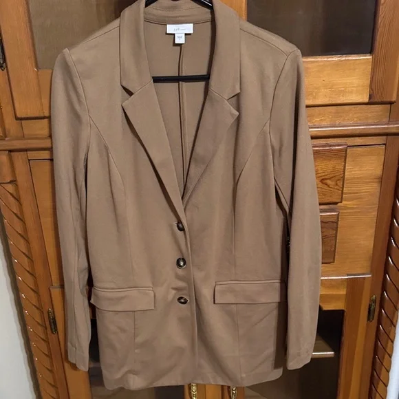 J. Jill Classic Brown Blazer - Picture 1 of 8